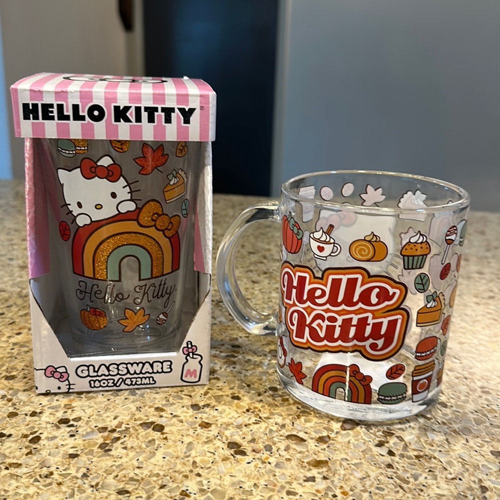 Hello Kitty Glassware